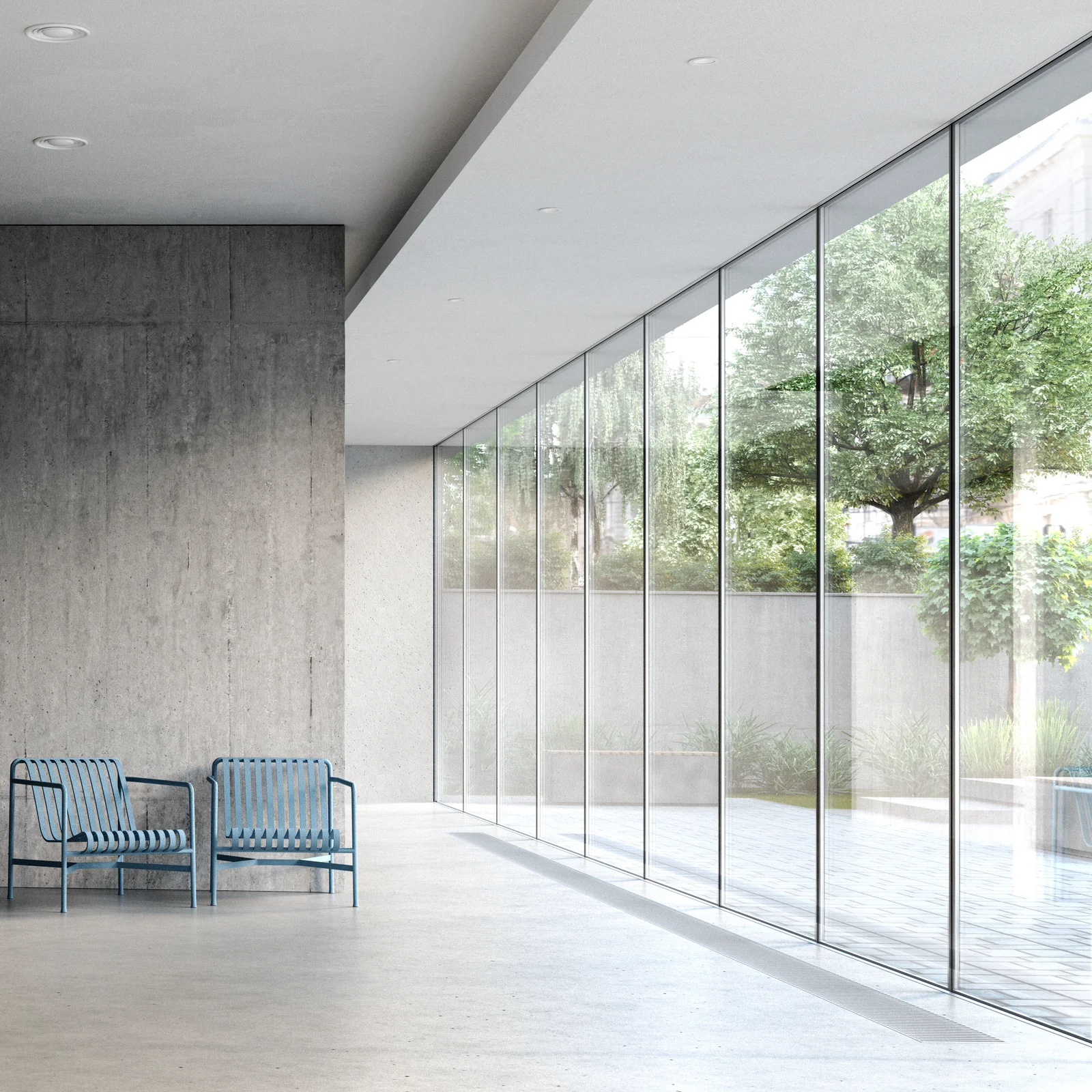 Frameless glazing IGU+