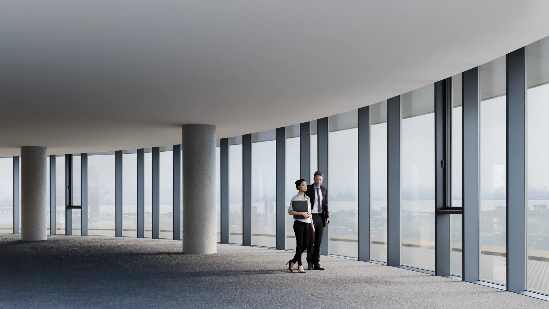 Comparison of IGU+ and stick-and-rail system comparison 1 before