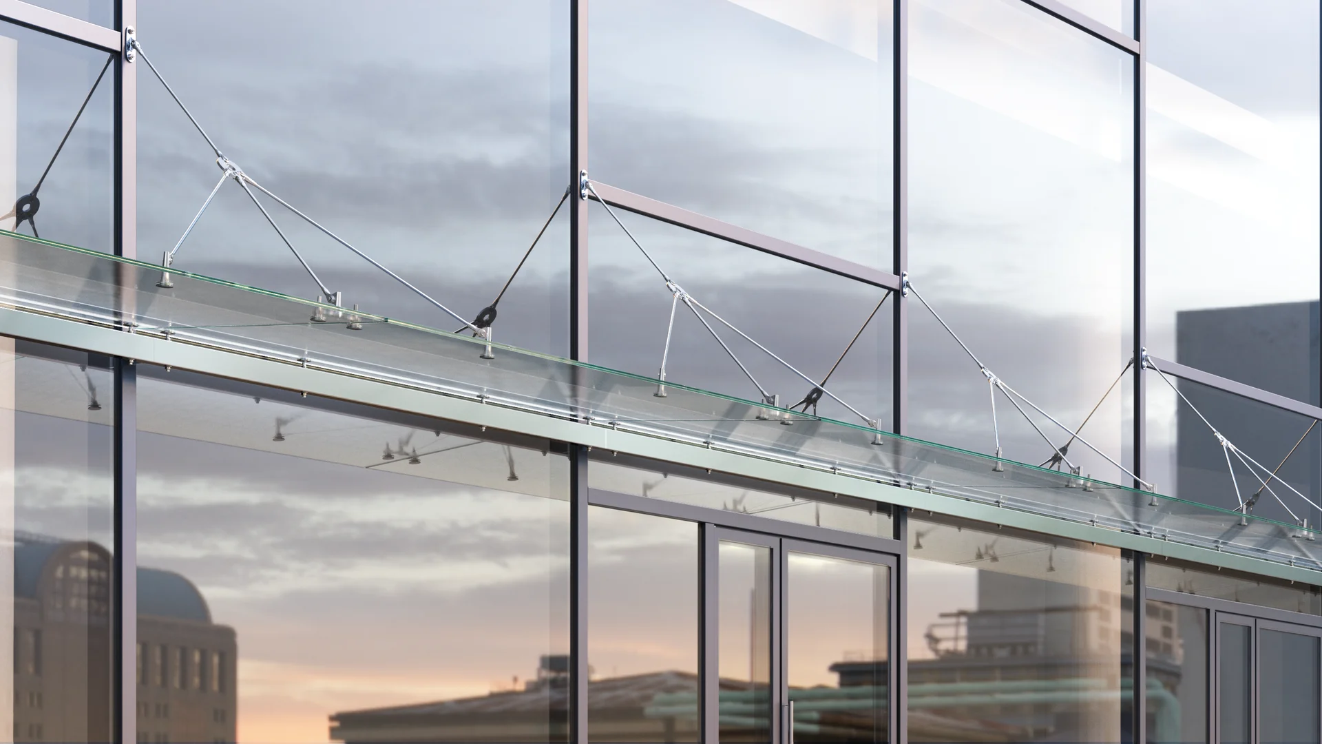 Glass canopy - 1