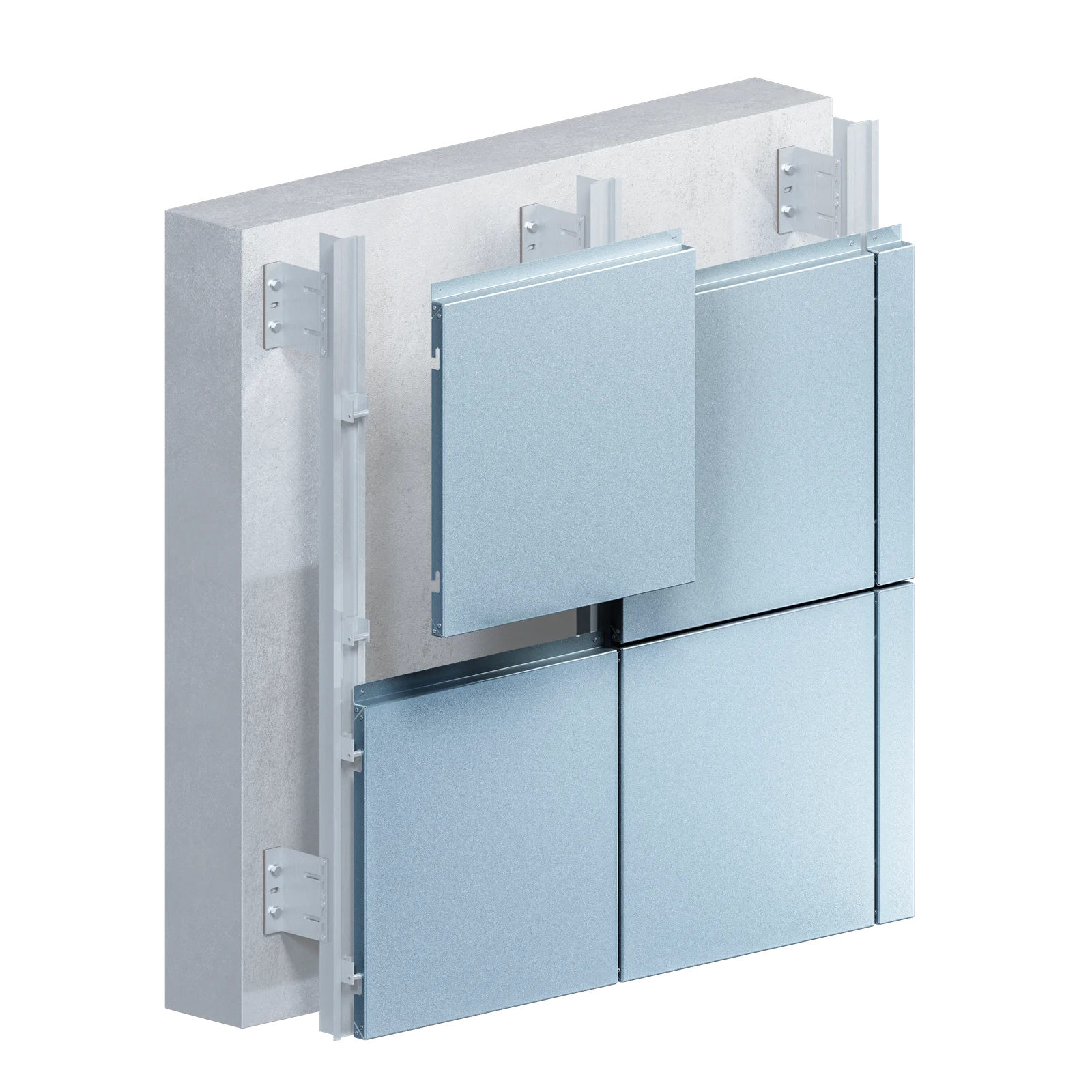 Aluminum cladding system