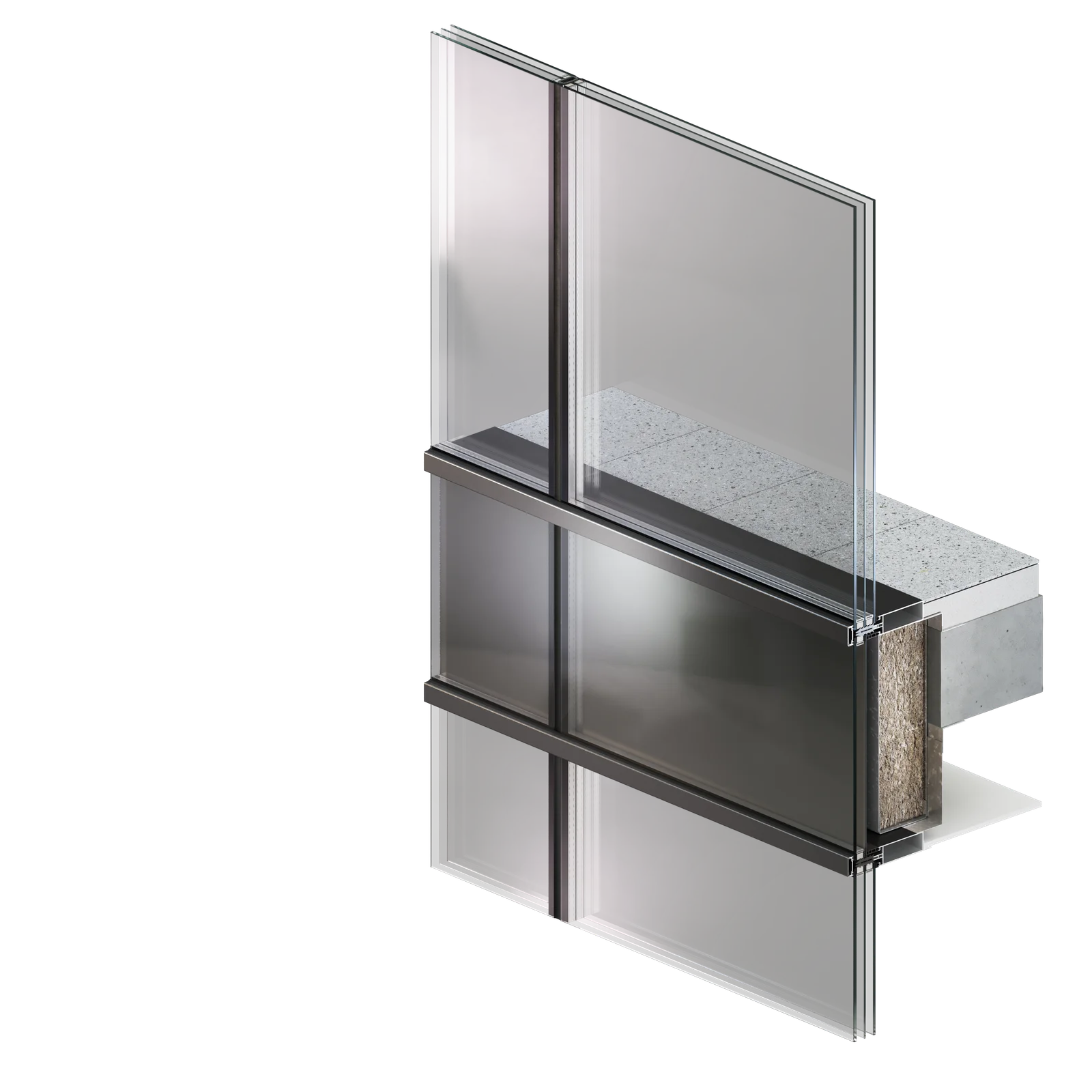 Curtain wall with IGU+ - 1