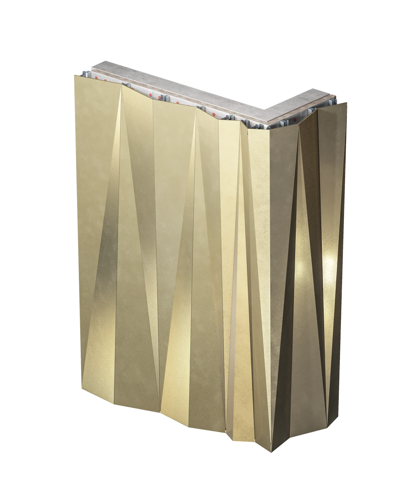 Brass 3d cladding - 3