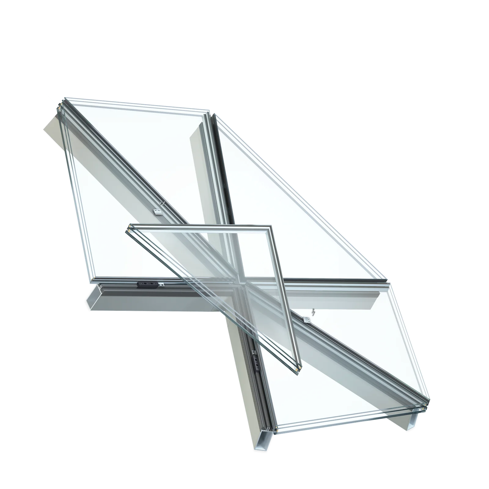 Aluminium freeform skylight system - 5
