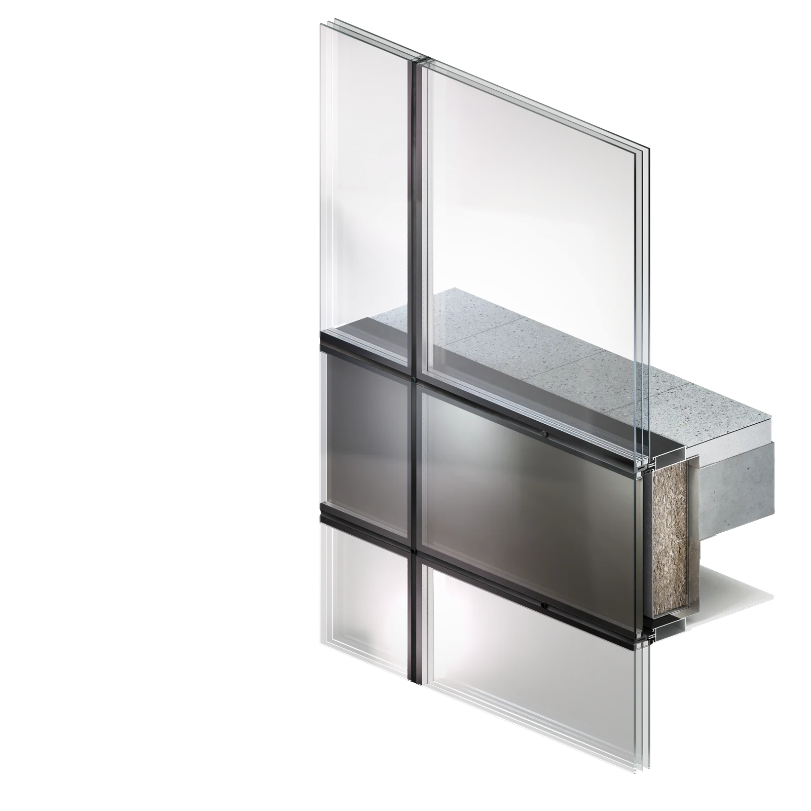 Curtain wall with IGU+ - 6