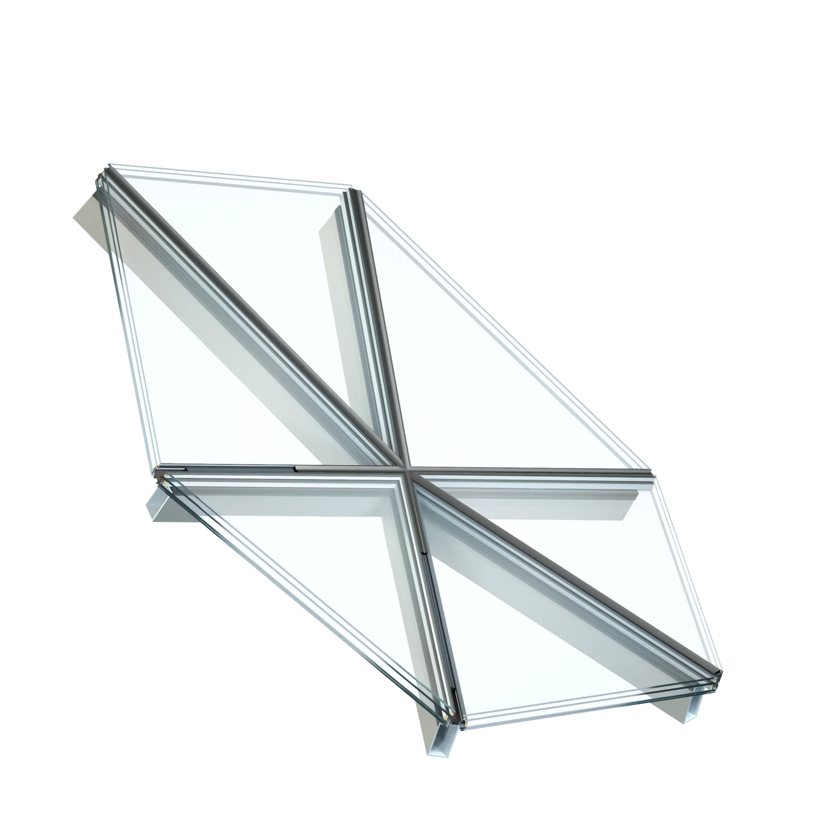 Aluminium freeform skylight system - 8